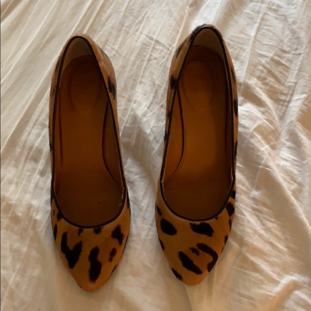 Madewell Calf Hair Heels